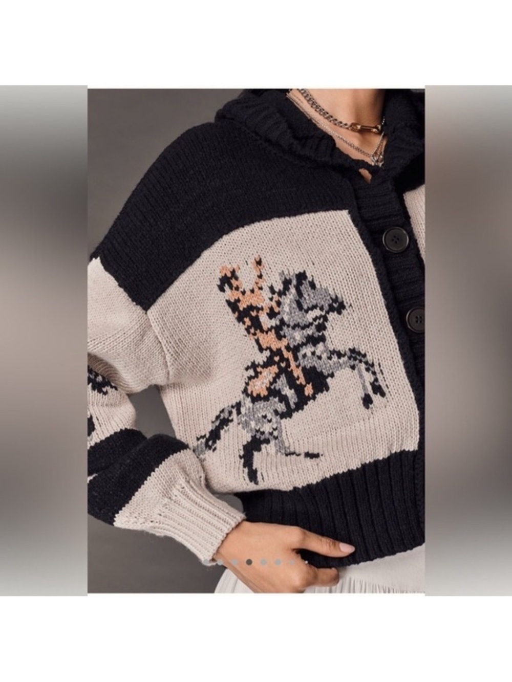 Anthropologie Pilcro Horse Cardigan - Picture 9 of 10